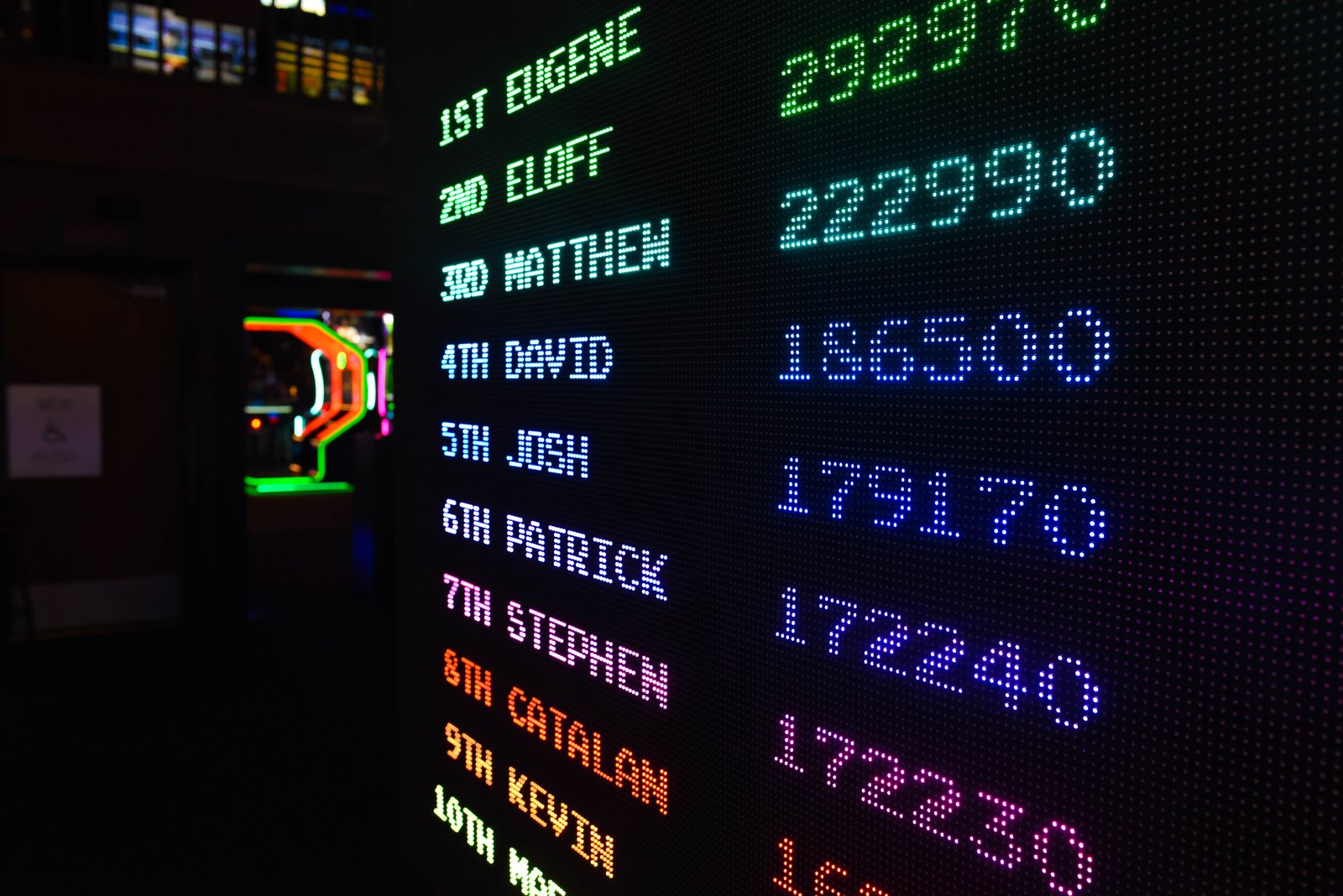 Commercial LED signage installation